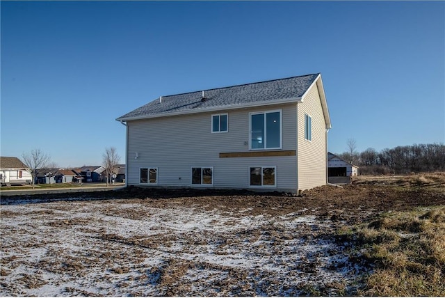 view of back of property