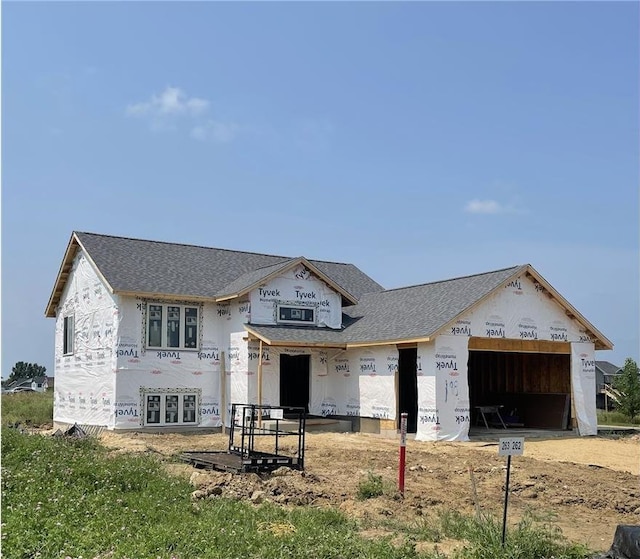 view of property under construction