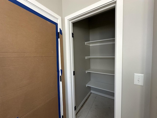 view of closet