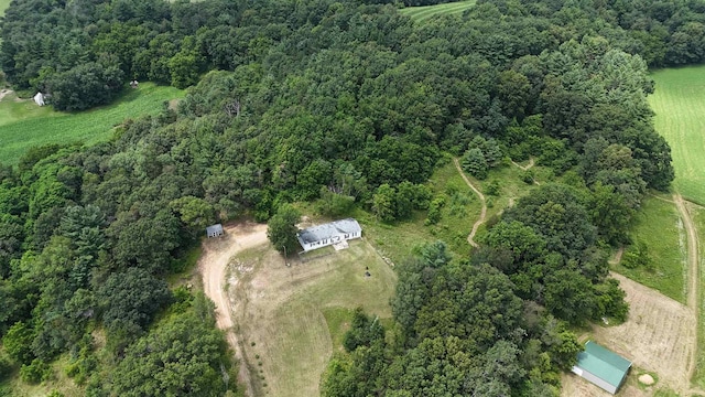 20649 Julia Rd, Clifton, WI 54618 - drone / aerial view featuring a rural view