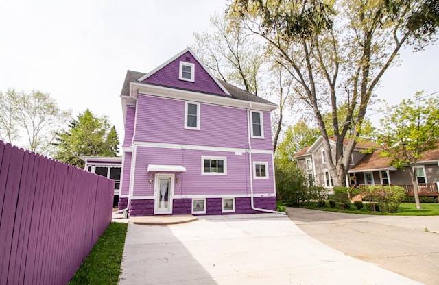 view of rear view of house