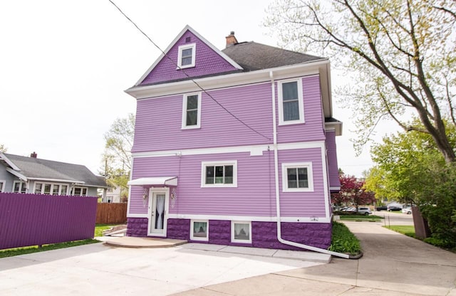 view of rear view of house