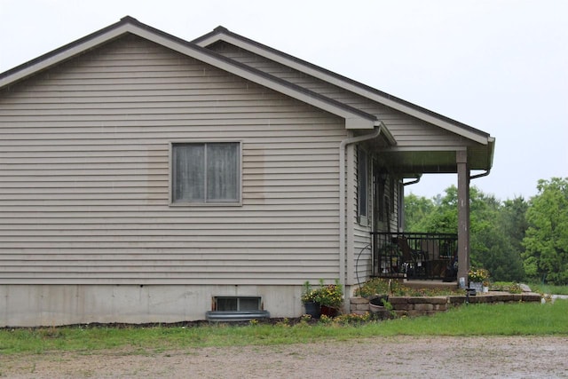 view of side of home