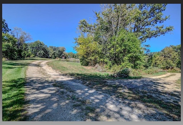 view of road