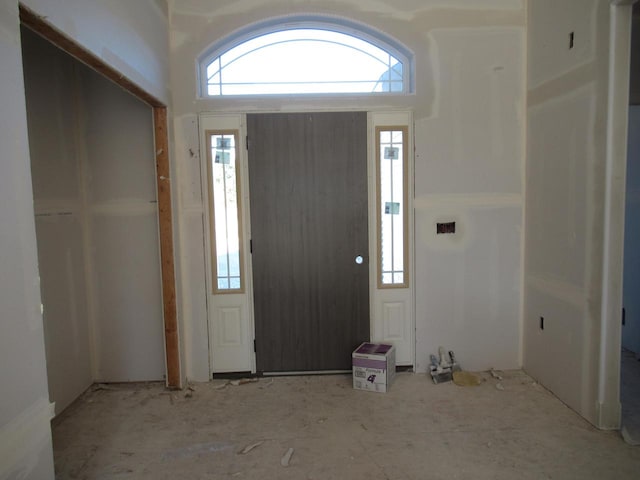 view of entrance foyer