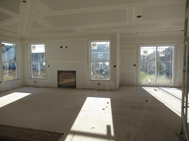 view of unfurnished living room