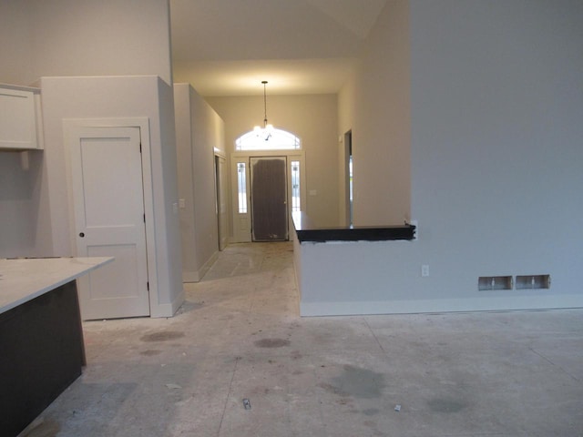 view of entrance foyer