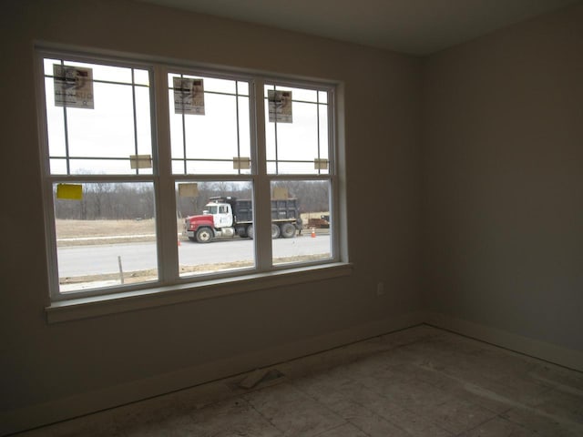 view of unfurnished room