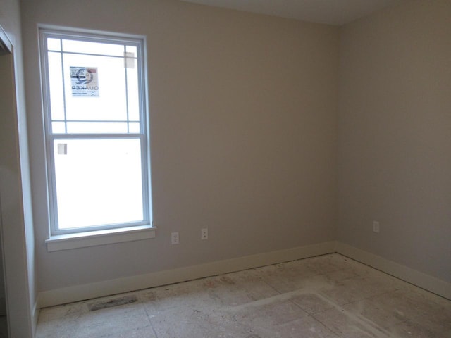 view of empty room