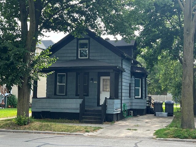 view of bungalow-style house