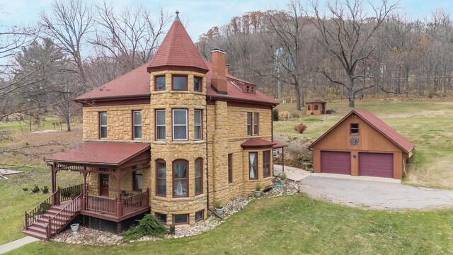 view of front of home with a porch