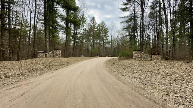 view of road