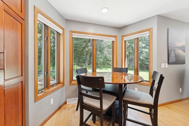 S2916A Fairway Dr, Reedsburg, WI 53959 - dining room featuring light hardwood / wood-style floors