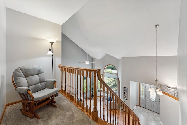S2916A Fairway Dr, Reedsburg, WI 53959 - sitting room featuring high vaulted ceiling