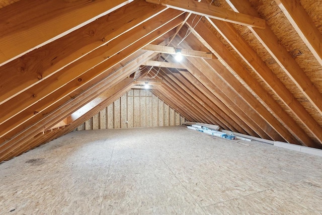 S2916A Fairway Dr, Reedsburg, WI 53959 - view of unfinished attic
