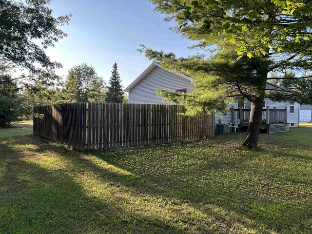 view of yard with a patio area and a shed