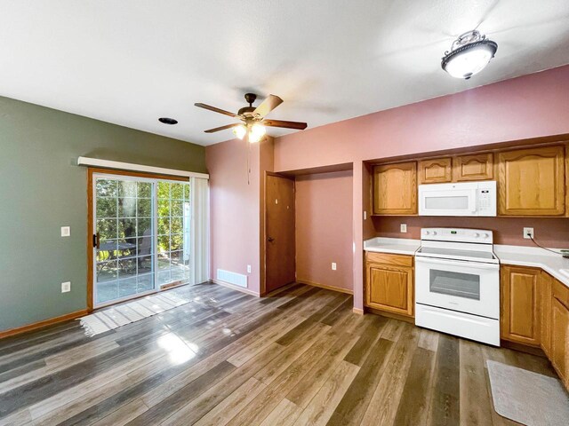 living room featuring wood-type flooring