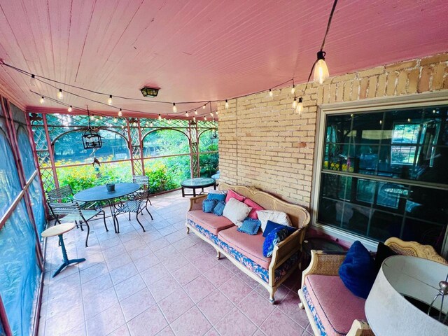 view of patio / terrace featuring outdoor lounge area