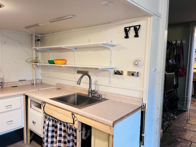 kitchen featuring sink