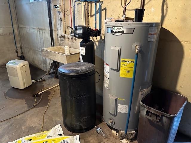 utilities with water heater