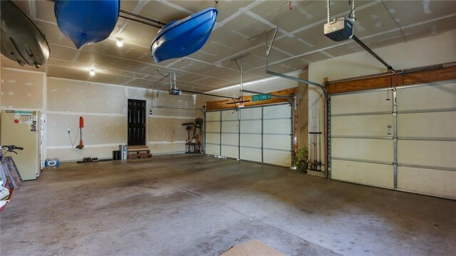 basement with electric water heater