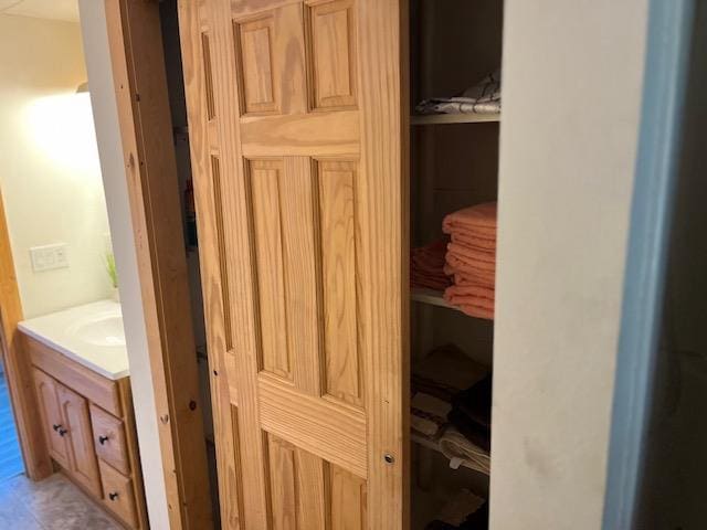 view of closet