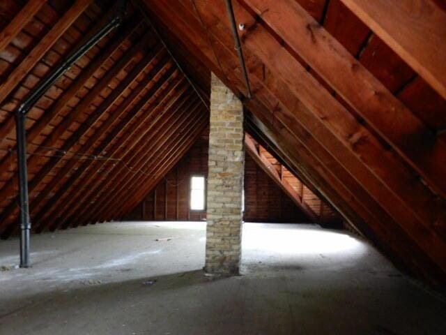 view of attic