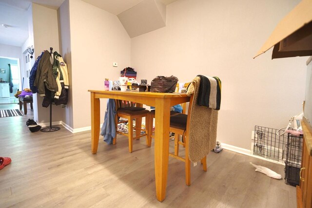 interior space featuring light hardwood / wood-style flooring