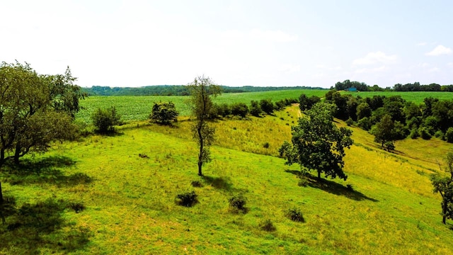 exterior space featuring a rural view