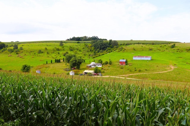 exterior space featuring a rural view