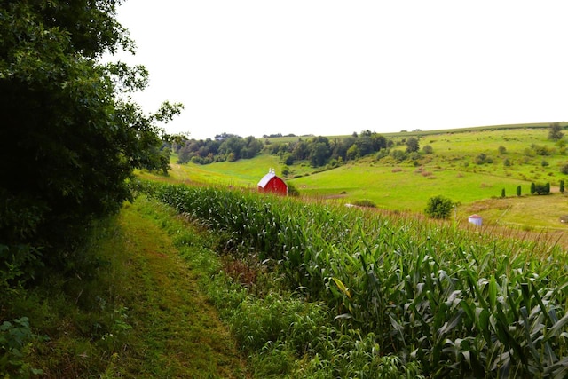 exterior space featuring a rural view