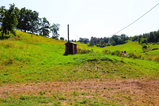 view of nature featuring a rural view