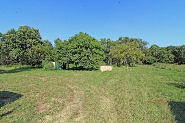 7750 Pine Rd, Arena, WI 53503 - view of yard featuring a rural view