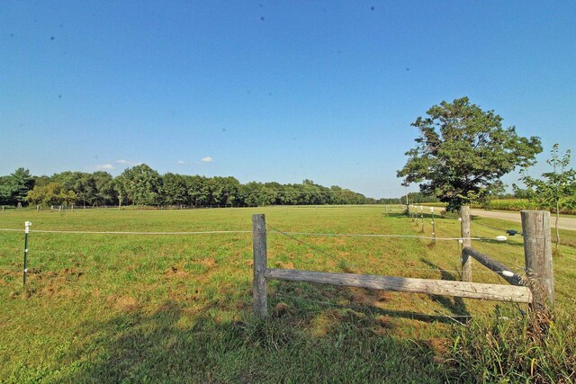 7750 Pine Rd, Arena, WI 53503 - view of yard featuring fence and a rural view