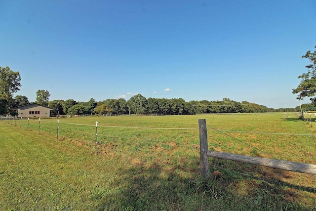 7750 Pine Rd, Arena, WI 53503 - view of yard with fence and a rural view