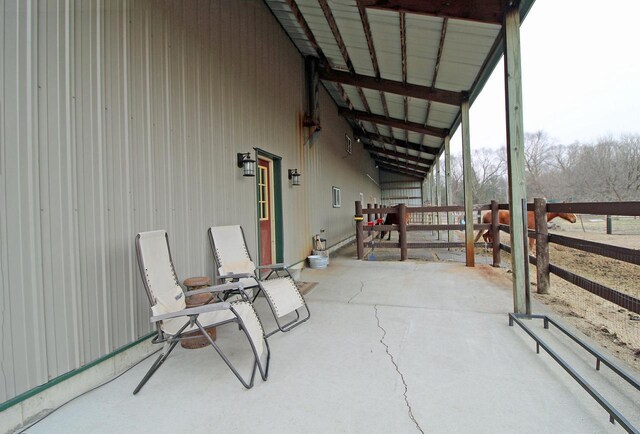 7750 Pine Rd, Arena, WI 53503 - view of patio featuring fence