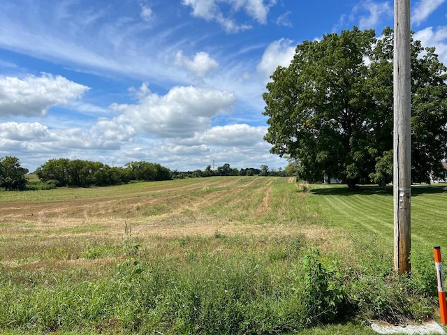 view of landscape with a rural view