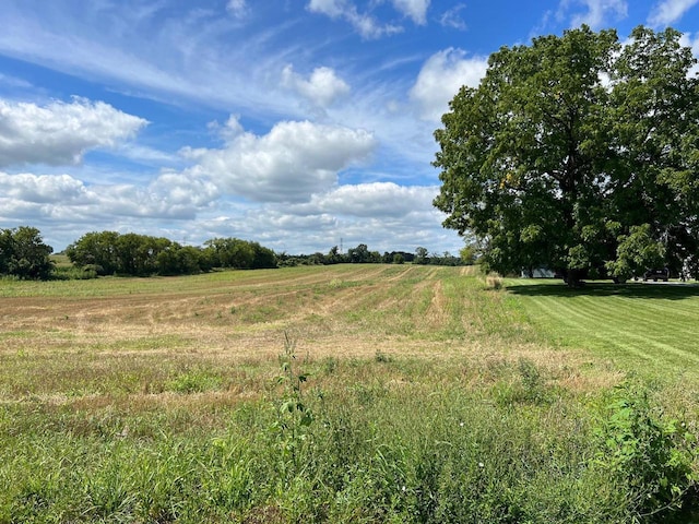 view of landscape with a rural view