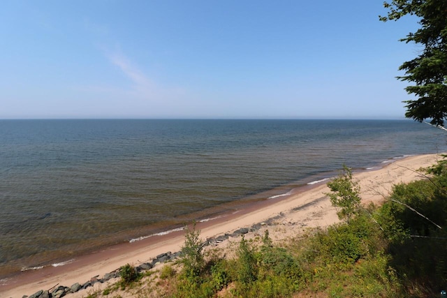 water view featuring a view of the beach