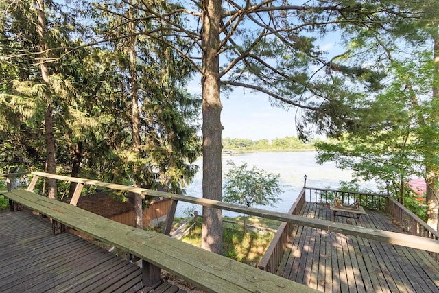 W11585 Demynck Rd, Lodi, WI 53555 - deck with a water view