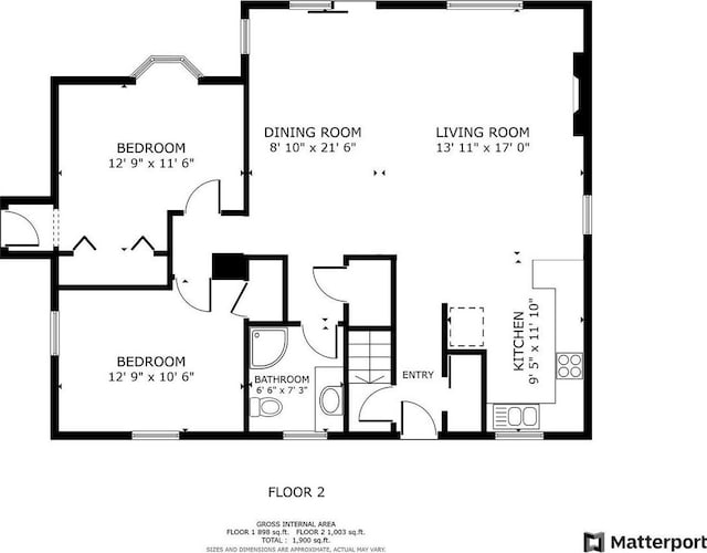 W11585 Demynck Rd, Lodi, WI 53555 - floor plan