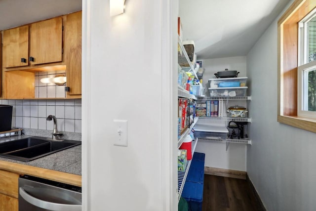 pantry featuring sink