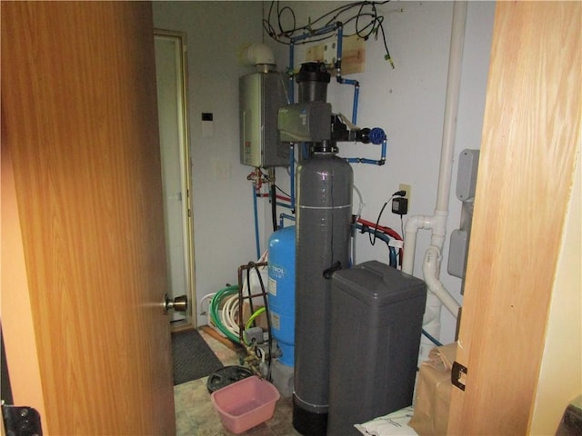 view of utility room