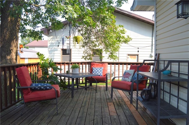 view of deck