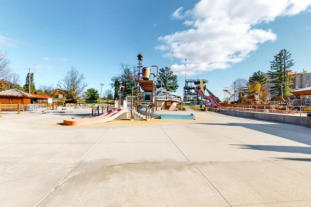 view of jungle gym