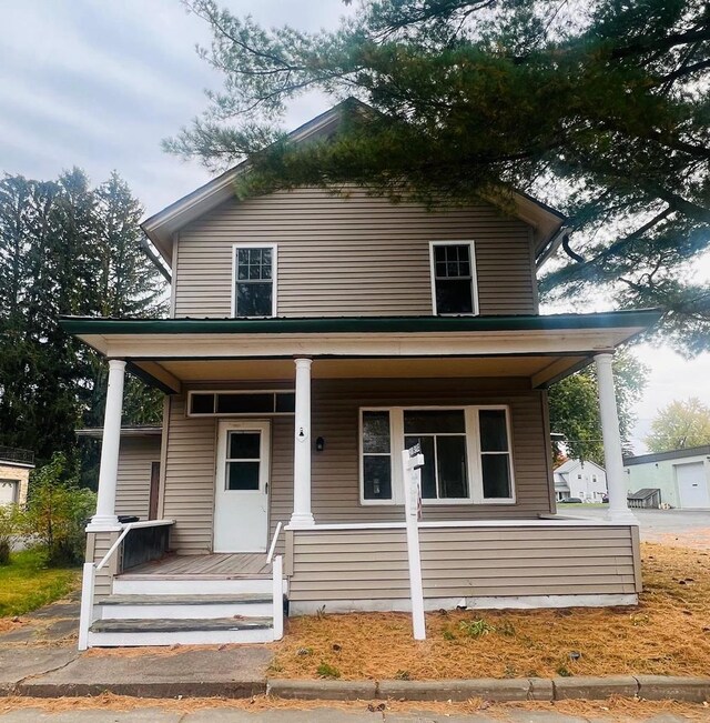 110 N Main St, Greenwood, WI 54437 - traditional style home with covered porch