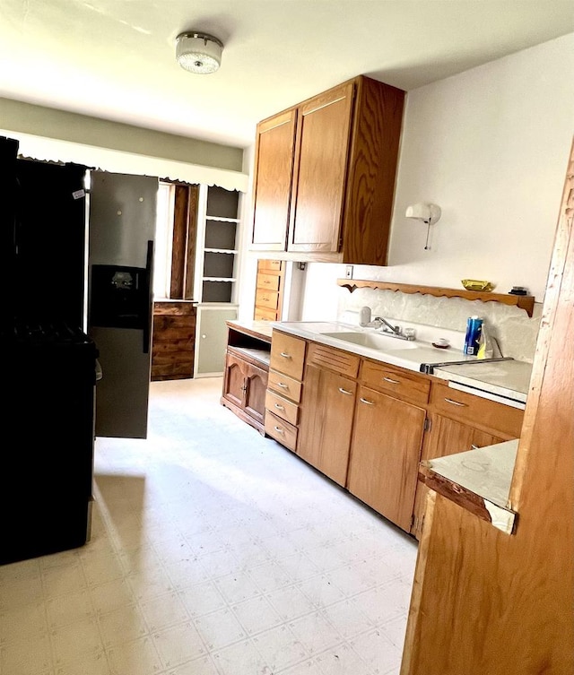 kitchen featuring sink