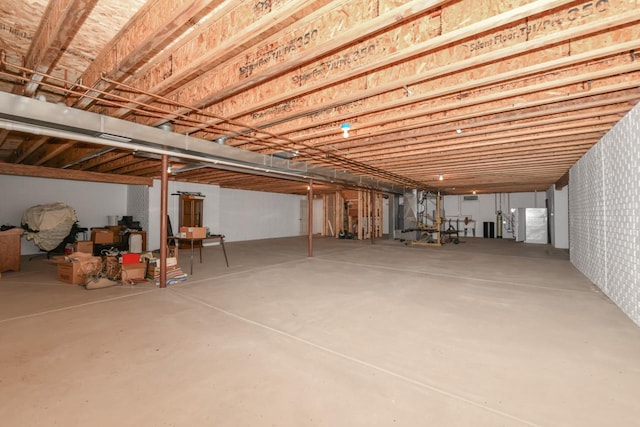 view of basement