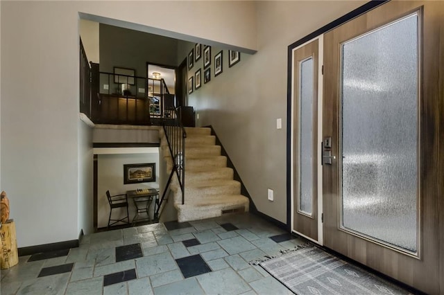 view of entrance foyer