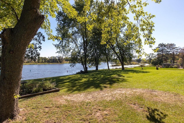 exterior space featuring a water view